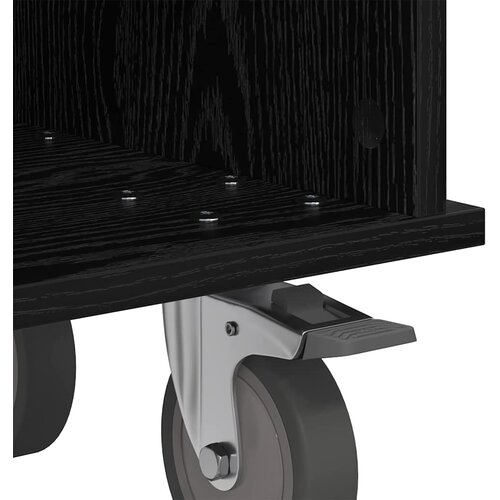  stalak Crni hrast 68,5 x 35 x 35 cm Konstruirano drvo Slike