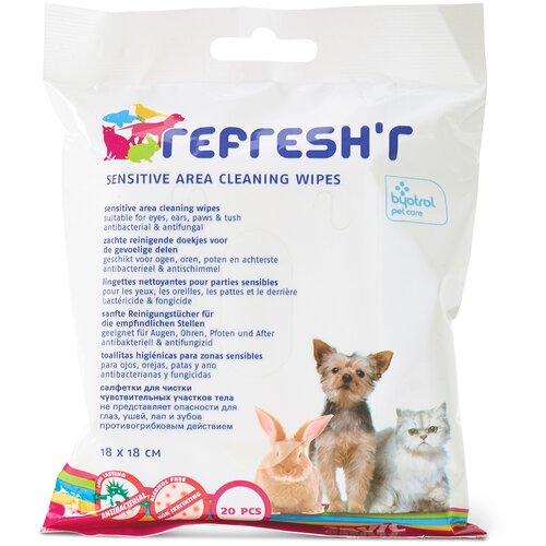 Savic Refresh'r Wipes Sensitive - 20 kosov Cene