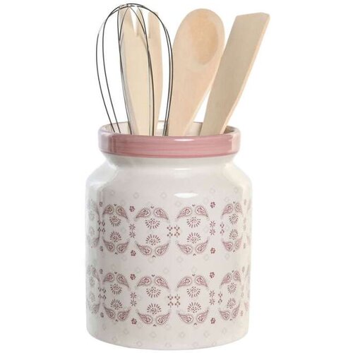 Posuda za Kuhinjski Pribor DKD Home Decor Metal Dolomite Drvo MDF 12 x 12 x 22 cm Cijene