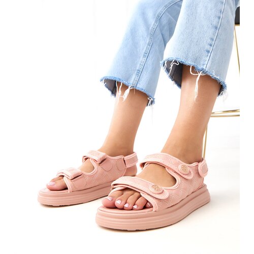  Pink Sandals with Adjustable Straps Brodni Slike