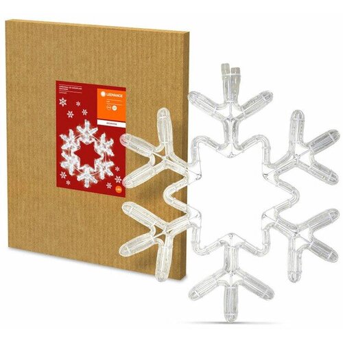 Ledvance led božićne lampice vanjska svjetleća cijev 59cm - pahuljica Slike