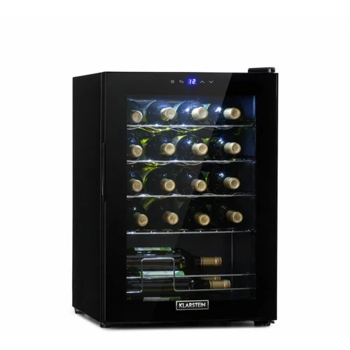 Klarstein Shiraz 20 Uno, hladilnik za vino, 53 litrov, 20 steklenic, nadzorna plošča na dotik, 5-18 °C