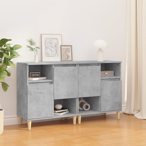  Komode 2 kom siva boja betona 60x35x70 cm od konstruiranog drva Cijene
