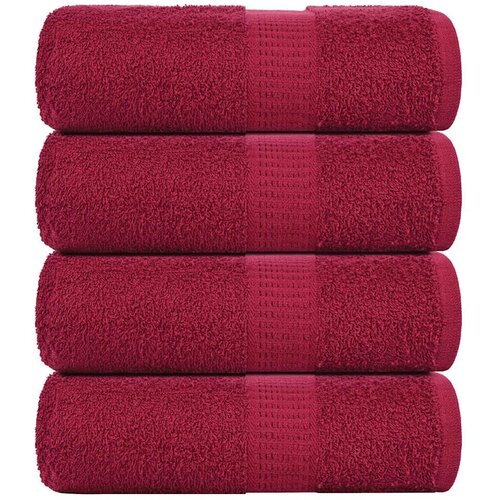  Ručnici za pranje FROGN 4 kom. Bordo 30x30 cm 360 g/m&amp;sup2; - Bordo 30 x 30 cm 4 Slike