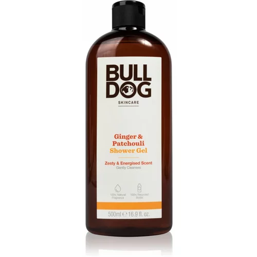 Bull Dog Ginger and Patchouli gel za prhanje za moške 500 ml