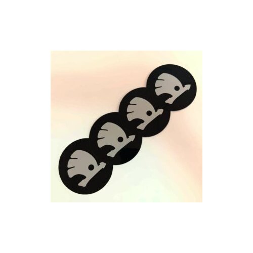  AMBLEMI ZA RATKAPE &amp;Scaron;KODA CRNI FI76mm (SET 4 KOMADA) Slike