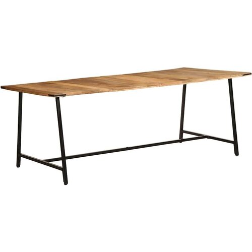 VidaXL Jedilna miza 200x100x75 cm trden mangov les Slike