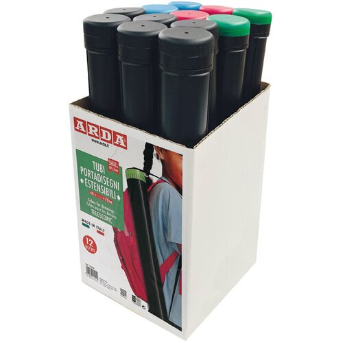  TUBA ZA NACRTE TELESKOPSKA FI-5,5/DULJINA 40-70CM ARDA 1543N CRNA (SORT POKLOPAC) Slike