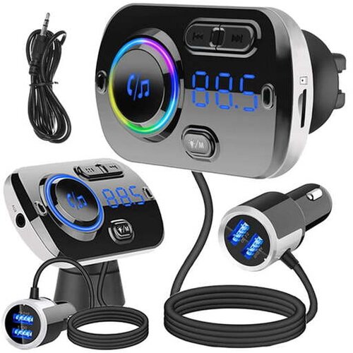 VERK_GROUP VERK GROUP 8V1 avto FM oddajnik SD bluetooth 2x USB 12-24V L Slike