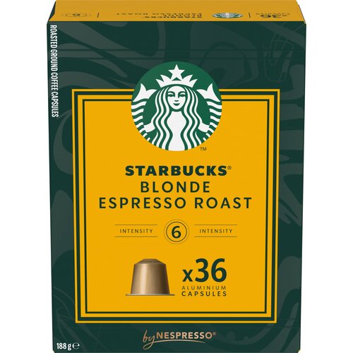 Starbucks Blonde Espresso Roast Big Pack za Nespresso&amp;reg; - 36 kaps Slike
