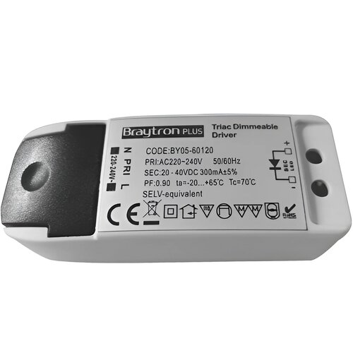 Braytron Triac Dimabilni LED Drajver 12W IP20 BY05-60120 Slike