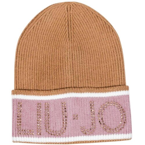 Liu Jo Kape BEANIE C/BLOCK LOGO 2F5011 M0300 Kostanjeva Cene