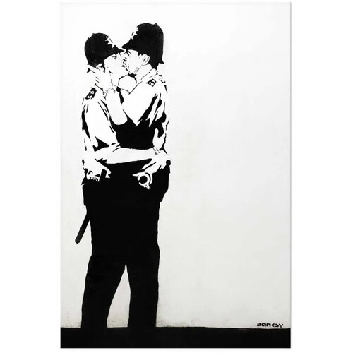  Plakat - The Policemen\&amp;#039;s Kiss 40x60 Bez okvira Slike