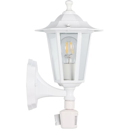 Eglo laterna 5 spoljna zidna lampa/1, e27, senzor, bela Slike
