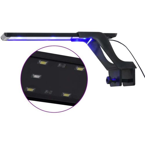  Akvarijsko LED svjetlo sa stezaljkom 25 - 45 cm plavo-bijelo Slike