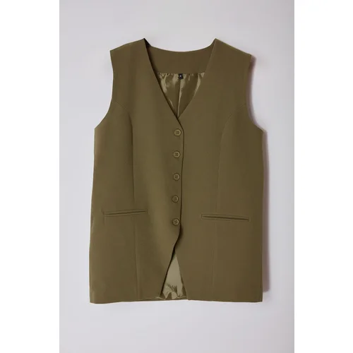 Trendyol Khaki Regular Vest