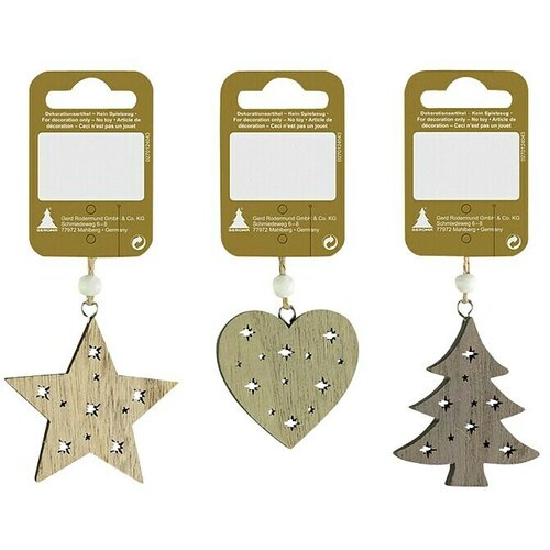  ukrasi za božićno drvce (natur, drvo, 1 kom.) Cijene