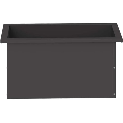  Vrtna posuda za sadnju s LED svjetlom 2 kom. Crna - Crna 30 x 60 x 30 cm 2 Slike