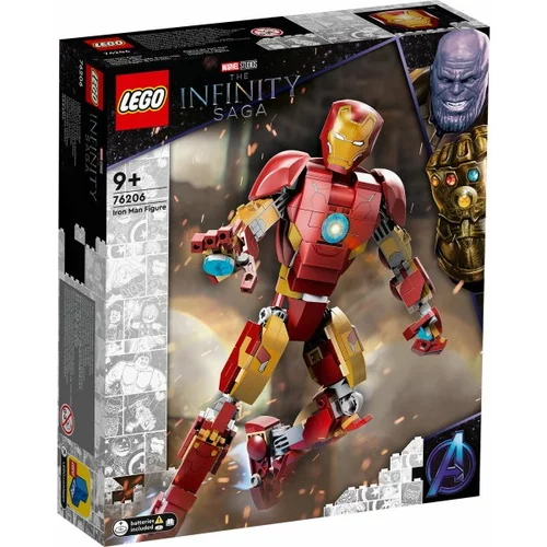 Lego figura iron mana marvel 76206