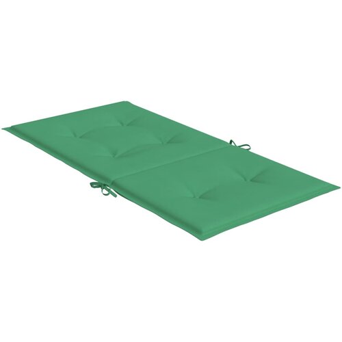  Jastuci za vrtne stolice 4 kom zeleni 100x50x3 cm od tkanine Slike