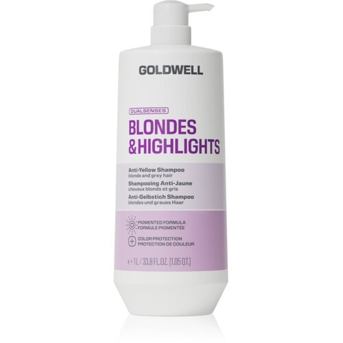 Goldwell Dualsenses Blondes & Highlights Anti-Yellow Shampoo &scaron;ampon za nevtralizacijo rumenih odtenkov 1000 ml Cene