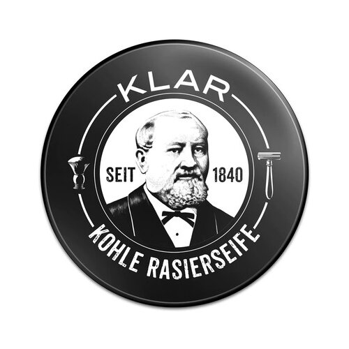 Klar Sapun za brijanje s aktivnim ugljenom - 110 g Slike