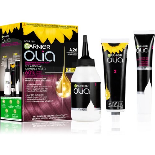 Garnier Olia Big Kit permanentna barva za lase odtenek 4.26 Rose Violet Cene