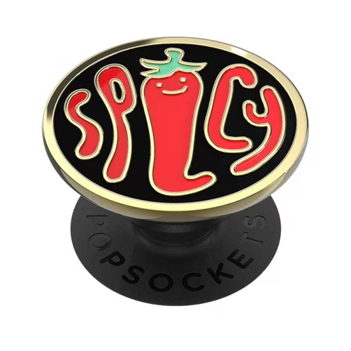Popsockets držalo / stojalo PopGrip Spicy Black - Enamel