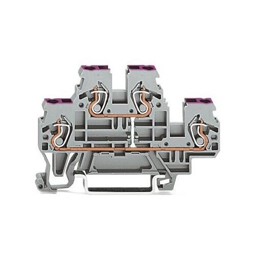 Wago GmbH & Co. KG Dvonivojski priključni blok 0,08-2,4 mmq siva L 870-508, (20859117) Cene