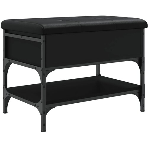 Maison Chic Klop za čevlje - Sedež za čevlje črna 62x42x45 cm inženirski les, (21777891) Cene