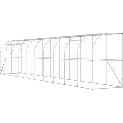  Kavez za piletinu uz zid Srebrna 600 x 150 x 215 cm - 1000 x 200 x 215 cm Bez krova Cene