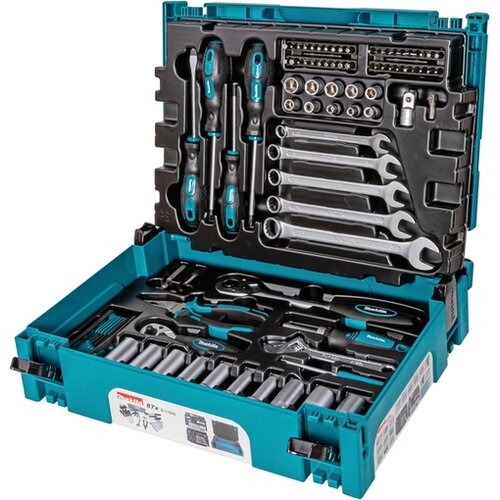 Makita 87-delni set ročnega orodja v kovčku E-11542 Slike