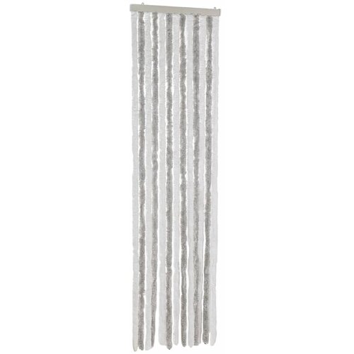  Zastor protiv muha svjetlosivi i bijeli 56x185 cm od &amp;scaron;enila Slike