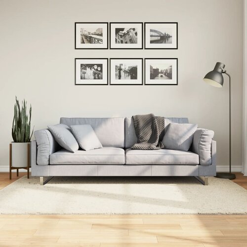 vidaXL Tepih OVIEDO kratkih vlakana bež 140 x 200 cm Cijene