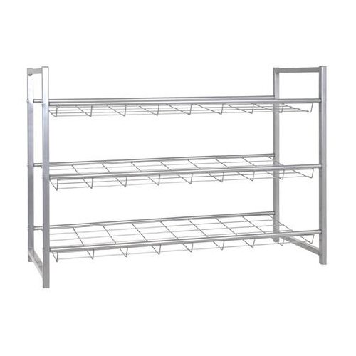M&amp;ouml;max regal za čevlje jasper 3, barva aluminija Slike