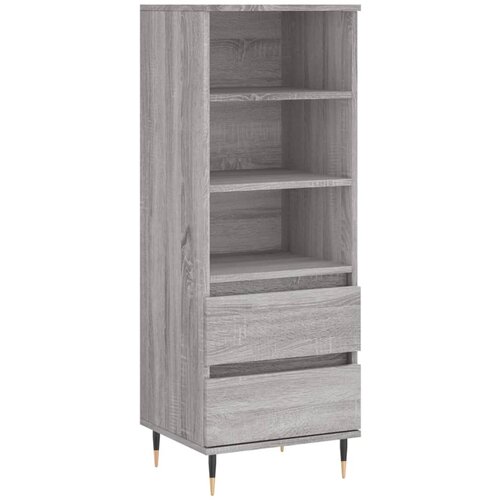 Maison Chic Visoka omara - Komoda - Predalnik Siva sonoma 40x36x110 cm inženirski les, (21722554) Cene