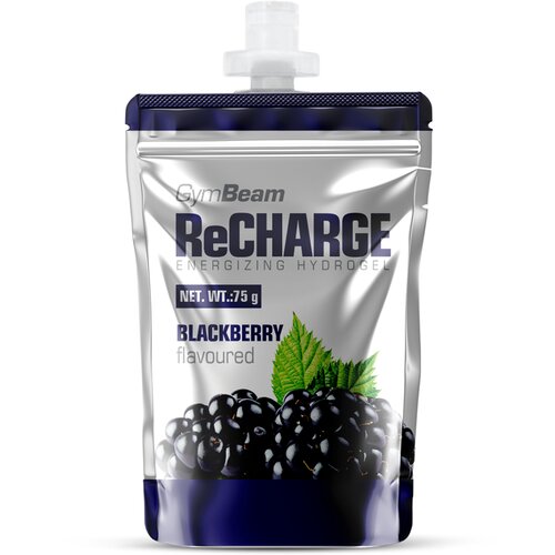 GymBeam recharge gel 75g zelena jabuka Slike