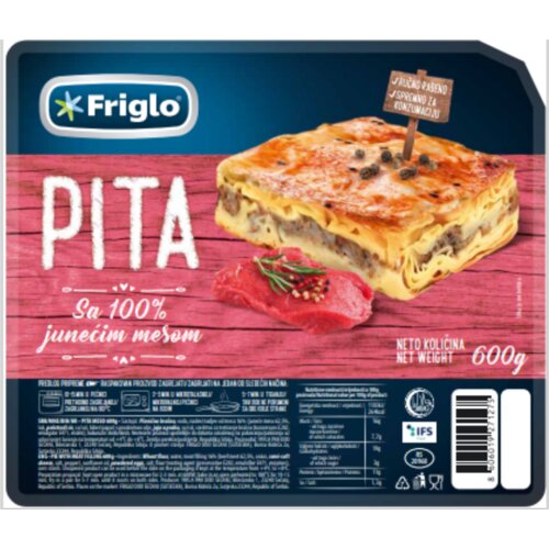 FRIGLO pita sa junećim mesom 600g Cene