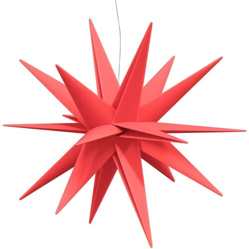 vidaXL Božićna svjetla s LED žaruljama 3 kom sklopiva crvena 100 cm Cijene