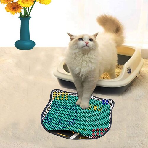 WALLXPERT Kdkafa0220 multicolor cat litter mat Cene