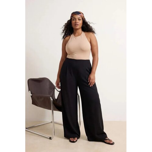 Trendyol Ženske pantalone TBBSS26AR00021, Crne Slike