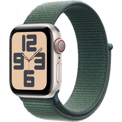 Apple watch se gps + cellular 40mm starlight aluminium case with lake green sport loop" Cijene