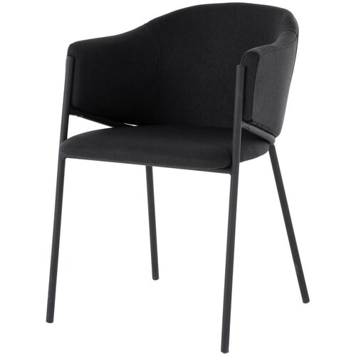 MID.YOU NASLANJAČ, les, kovina, tekstil črna Cene