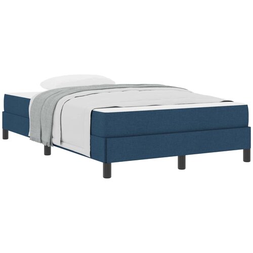 vidaXL Postelja z vzmetnico z vzmetnico Modra 120 x 190 cm blago, (5000127367) Cene