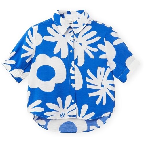 Compania Fantastica COMPAÑIA FANTÁSTICA Shirt 12105 - Flowers 10 Bijela Cijene