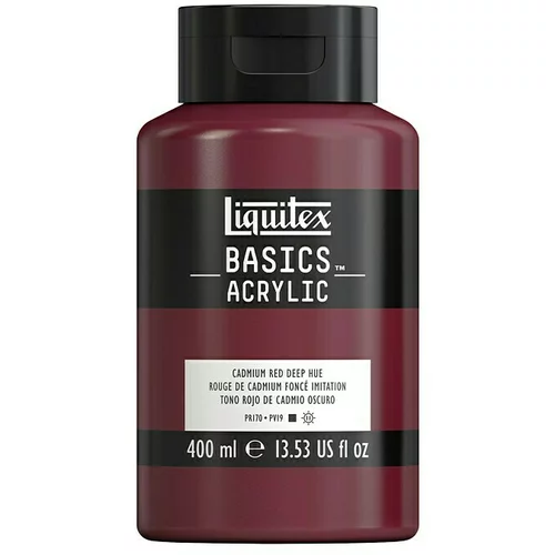 LIQUITEX Basics Akrilna boja (Tamna kadmij crvena, 400 ml)