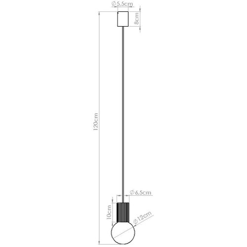 Sollux SL.1739 - visilica na sajli halo 1xG9/8W/230V prečnik 12 cm plava Slike