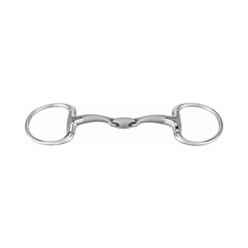 Sprenger SATINOX brzda, Eggbutt Bit 14 mm Double Jointed - Stainless Steel - 135 mm Slike