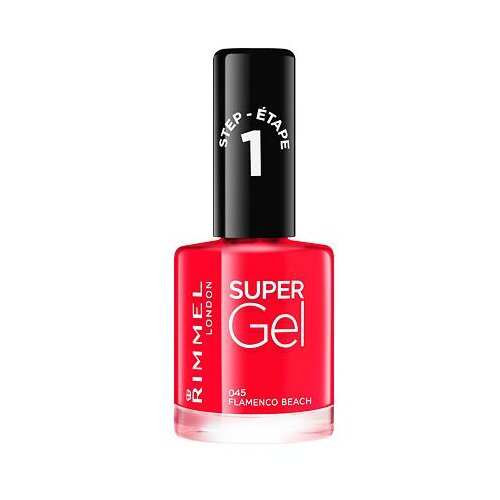 Rimmel London super gel STEP1 gel lak za nokte 12 ml nijansa 045 flamenco beach Cijene