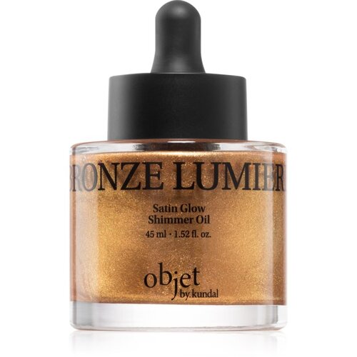 KUNDAL Objet Satin Glow Shimmer Oil svjetlucavo ulje s hidratantnim učinkom nijansa Bronze Lumier 45 ml Slike